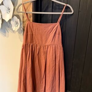 Tart Rust Sleeveless Dress